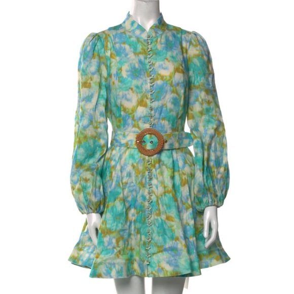 Zimmermann High Tide Buttoned Mini